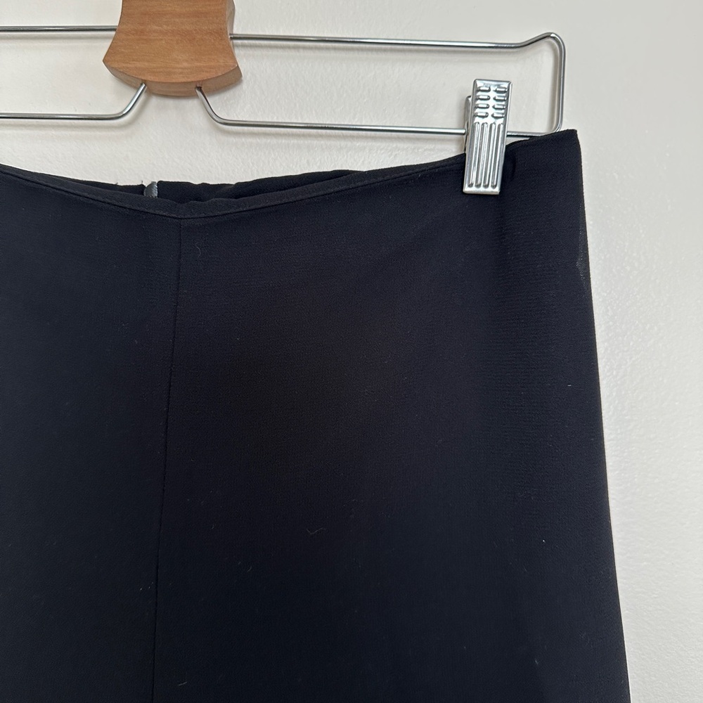 Vintage “Moonlighting”Black Straight Leg Dress Pants - Size 11/12 - Picture 3 of 9